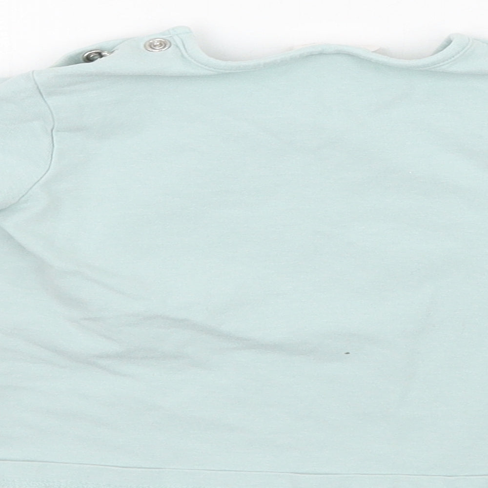 NEXT Girls Green Basic T-Shirt Size 3-6 Months