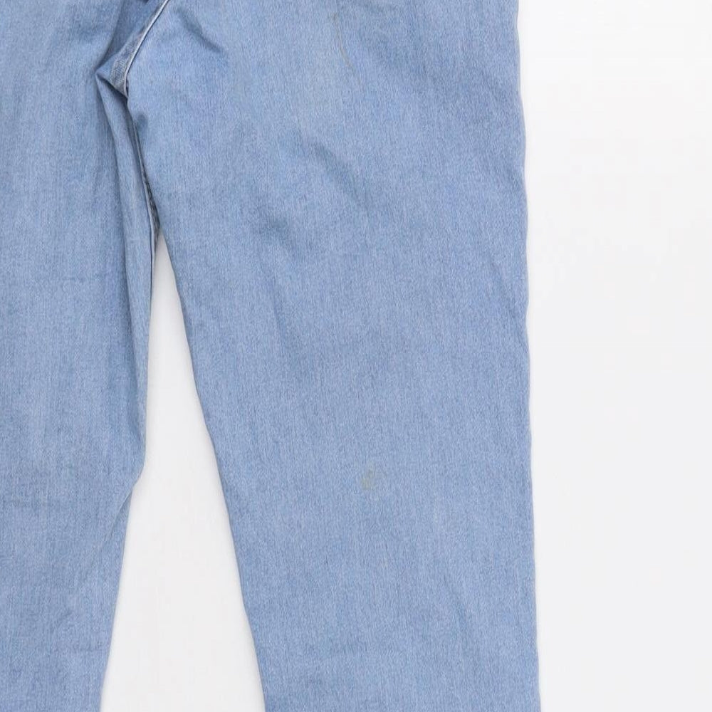& Denim Womens Blue Skinny Jeans Size 10 L29 in