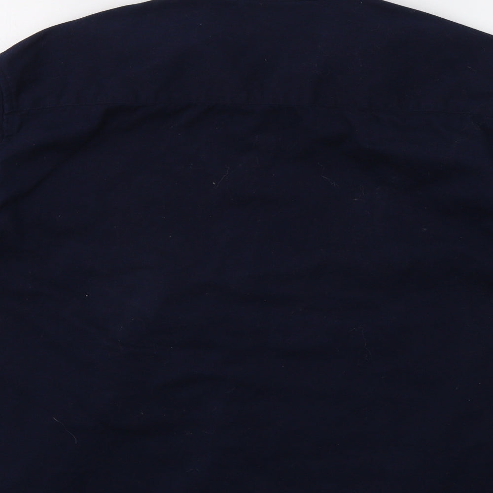Originals Mens Blue Button-Up Size M