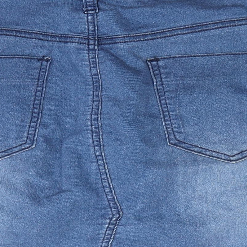 The Rockn Rev Womens Blue Denim Mini Skirt Size 10
