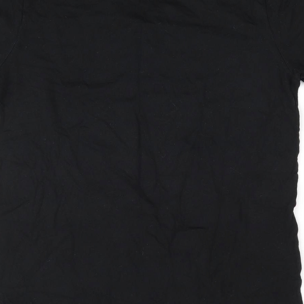 Canvas Mens Black T-Shirt Size M - Sneaky Fit