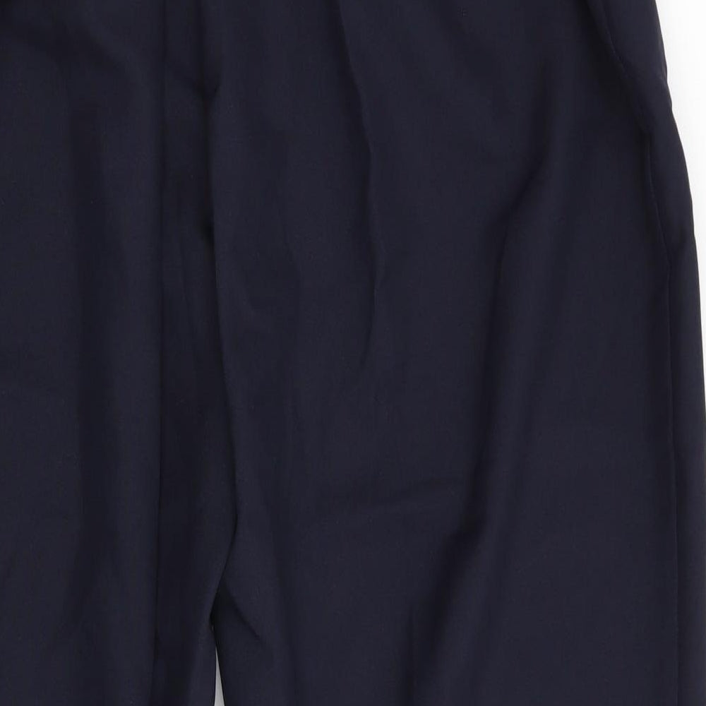 Femme Collection Womens Blue Trousers Size 30 L28 in - Back Elastication