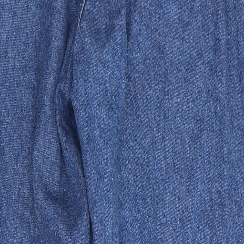 SheIn Womens Blue Straight Jeans Size S L29 in
