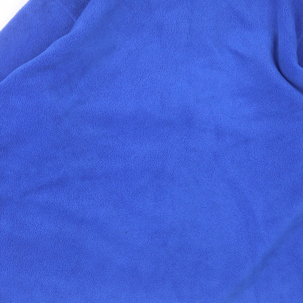 Poppy Mens Blue Full Zip Jumper Size M