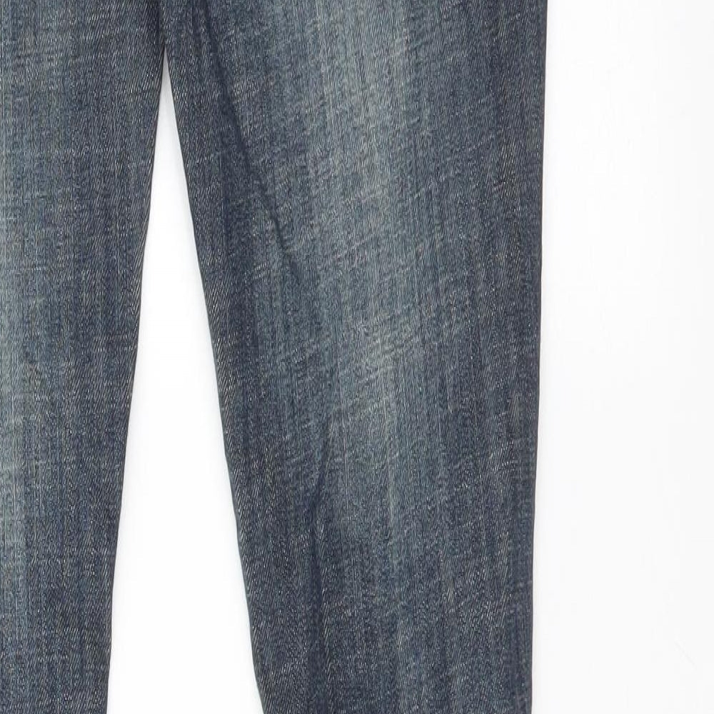 T 23 Womens Blue Straight Jeans Size 26 L33 in