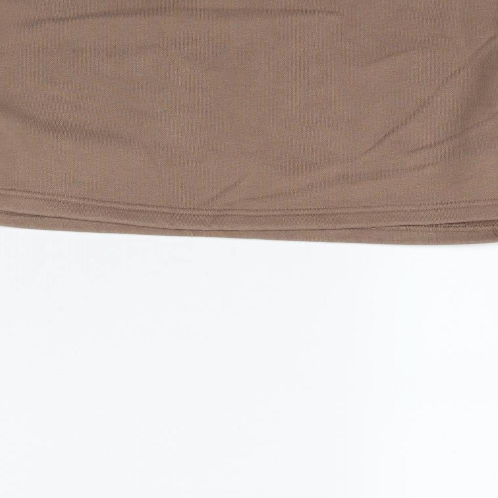 SheIn Womens Brown Pullover Sweatshirt Size M