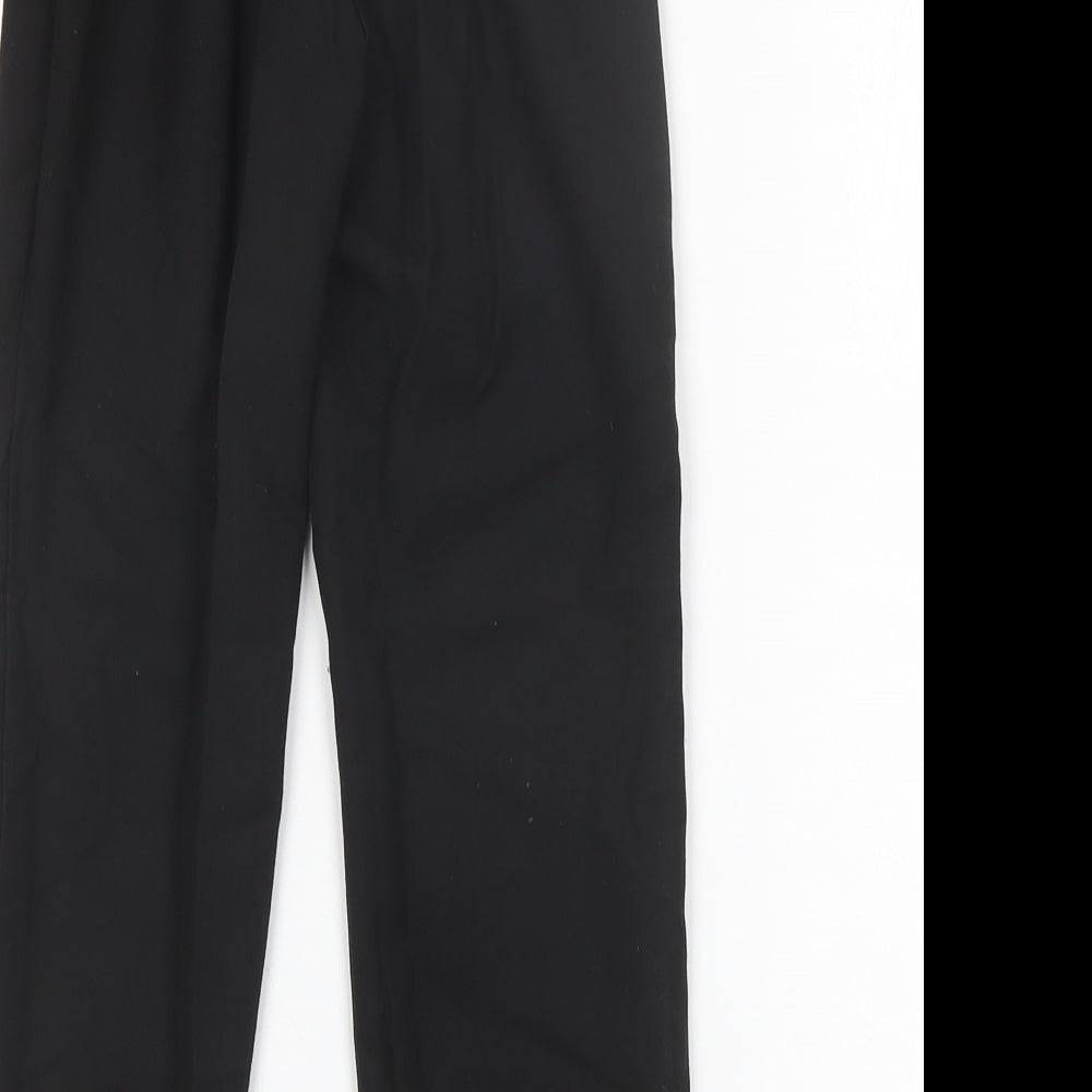 David Luke Boys Black Dress Pants Trousers Size 6-7 Years - School Wear