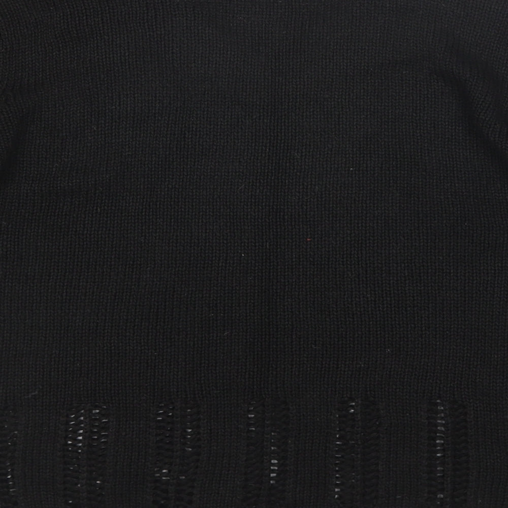 C&A Womens Black Pullover Jumper Size M