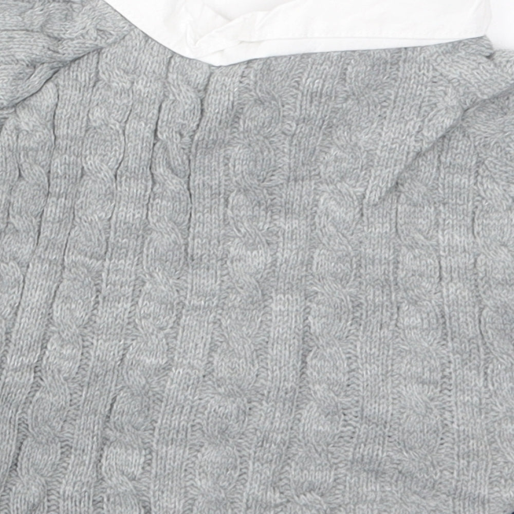 Accessorize Boys Grey Pullover Jumper One Size