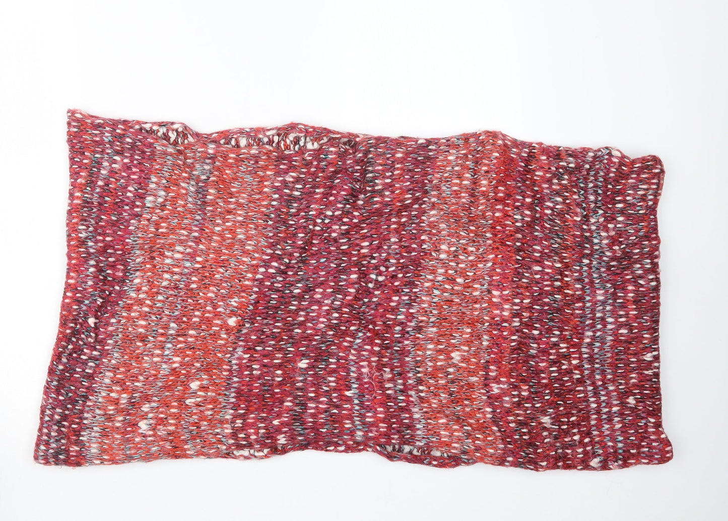 Preworn Womens Red Knit Scarf - Snood