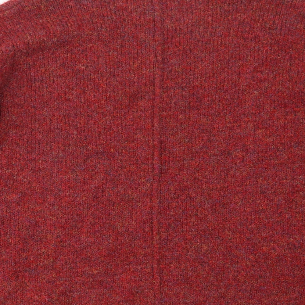 Marks and Spencer Womens Red Knit Pullover Jumper Size L
