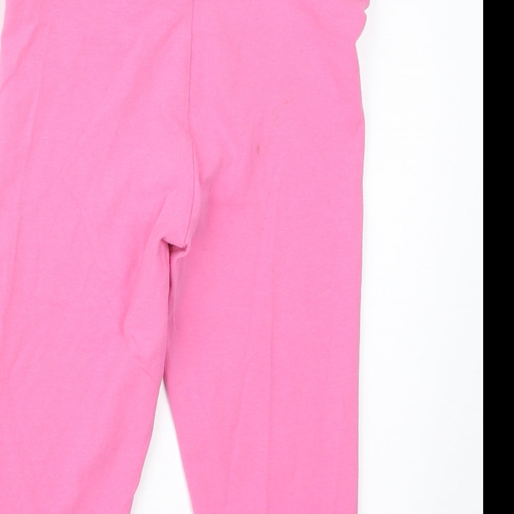 George Girls Pink Carrot Trousers Size 6-7 Years