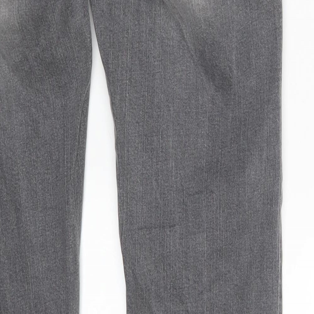 LOVE TO WAIT Womens Grey Denim Mom Jeans Size 30 in L32 in