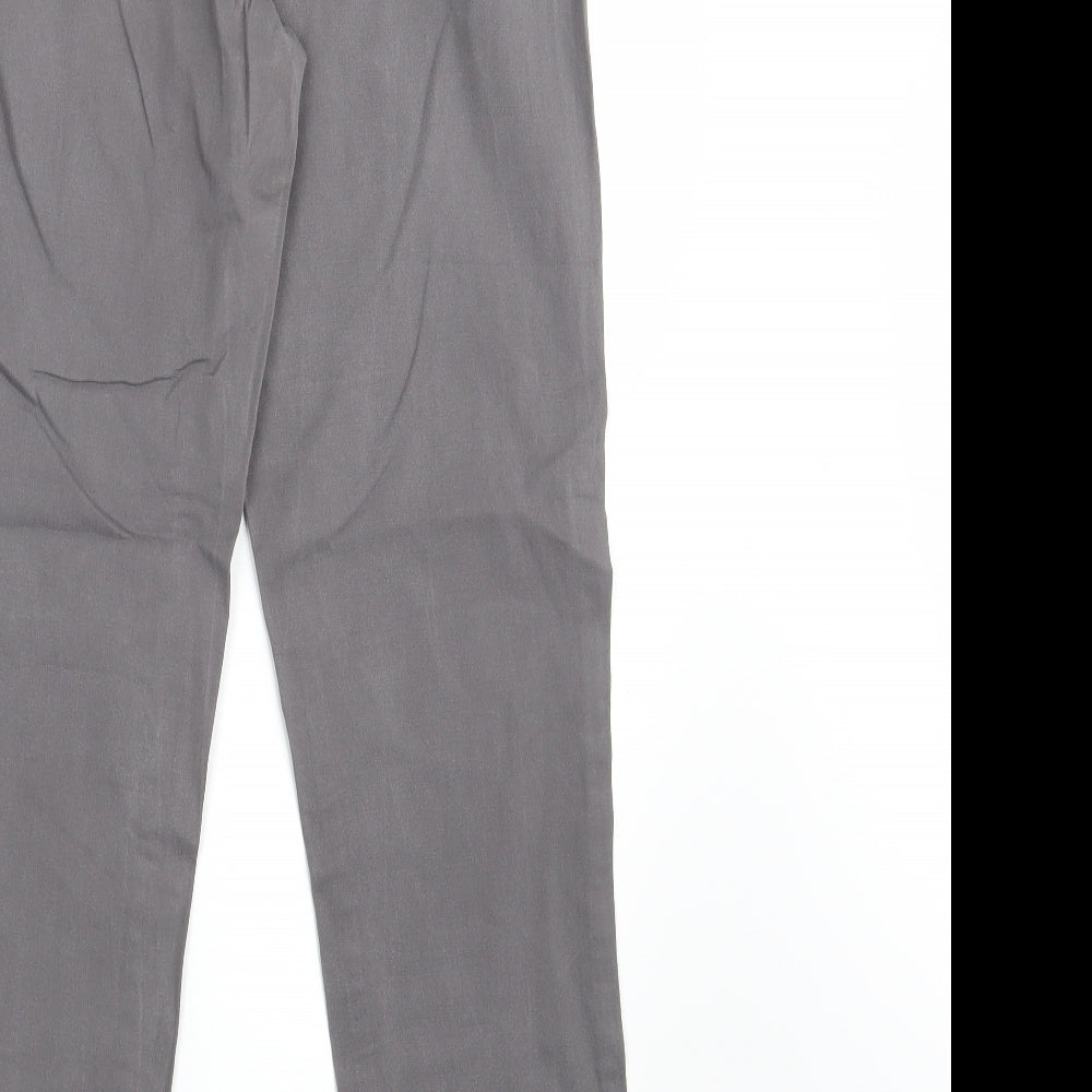 Denim Co. Womens Beige Denim Chino Trousers Size 10 L29 in