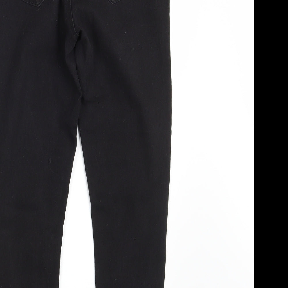Denim Co. Womens Black Denim Jegging Jeans Size 12 L26 in