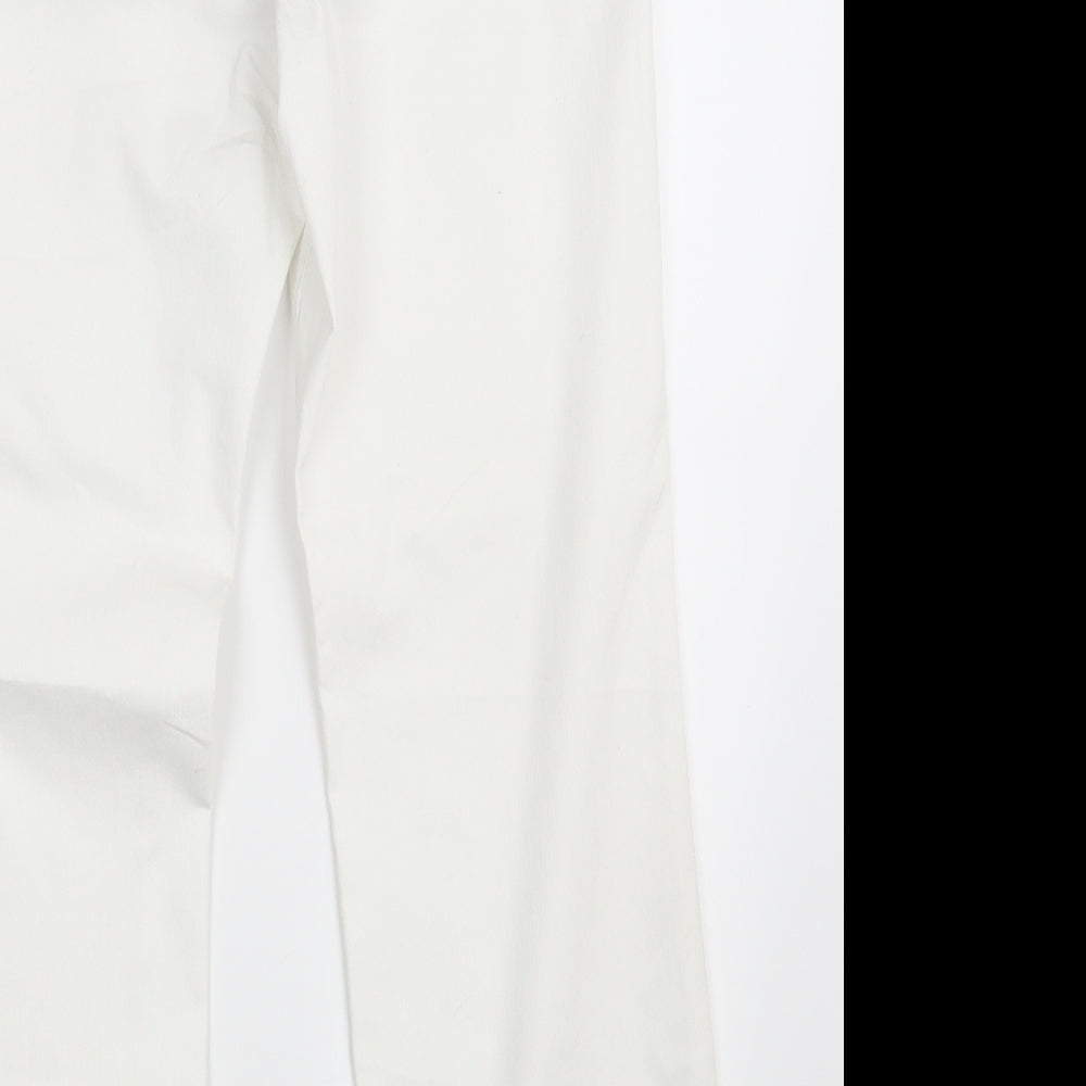 Biaggini Womens White Denim Straight Jeans Size 30 in L29 in