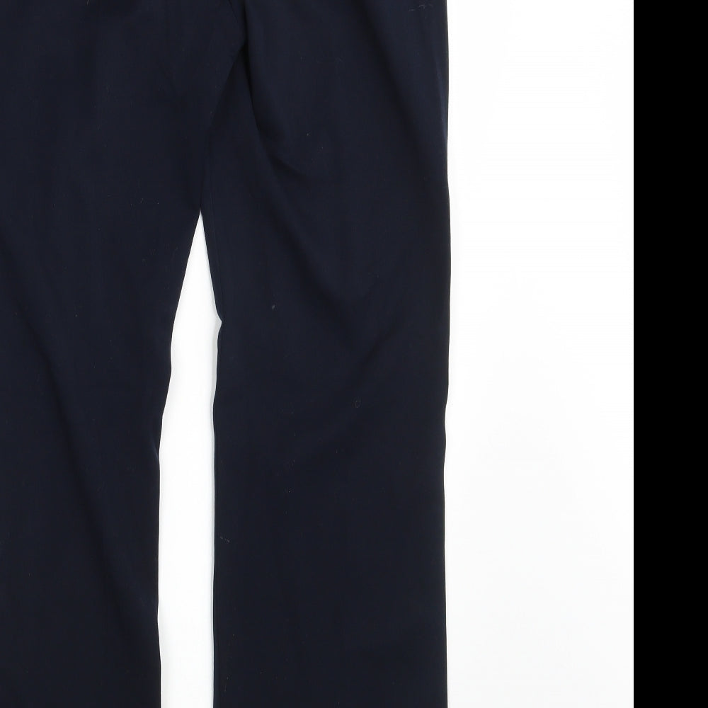 Marks & Spencer Womens Blue Trousers Size 8 L30 in