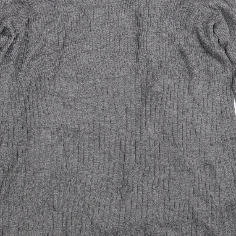 F&F Womens Grey Wrap Jumper Size 12