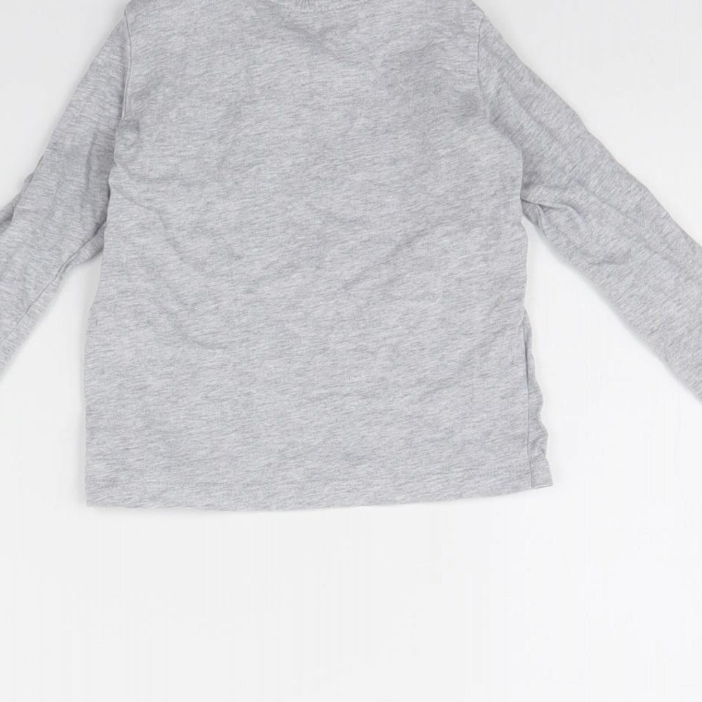 Lulipu Baby Grey Basic T-Shirt Size 12 Months