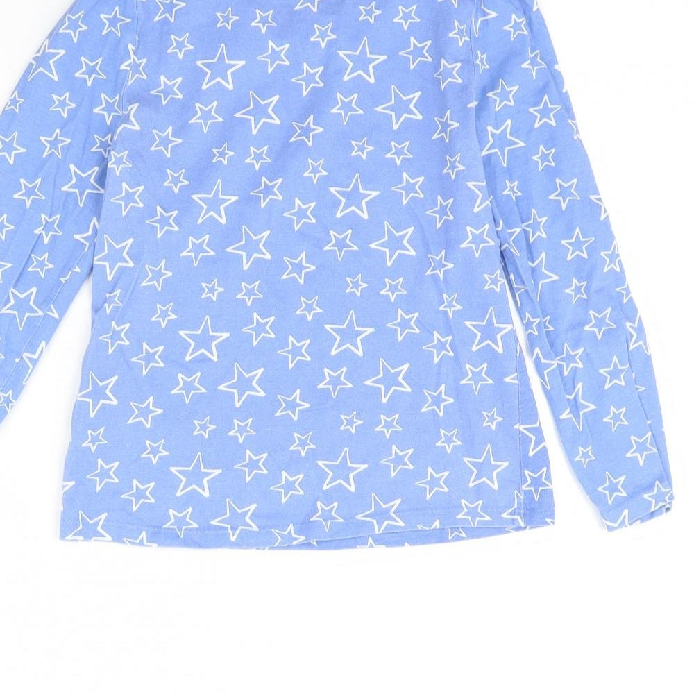 George Girls Blue Spotted Cami Pyjama Top Size 6 Years