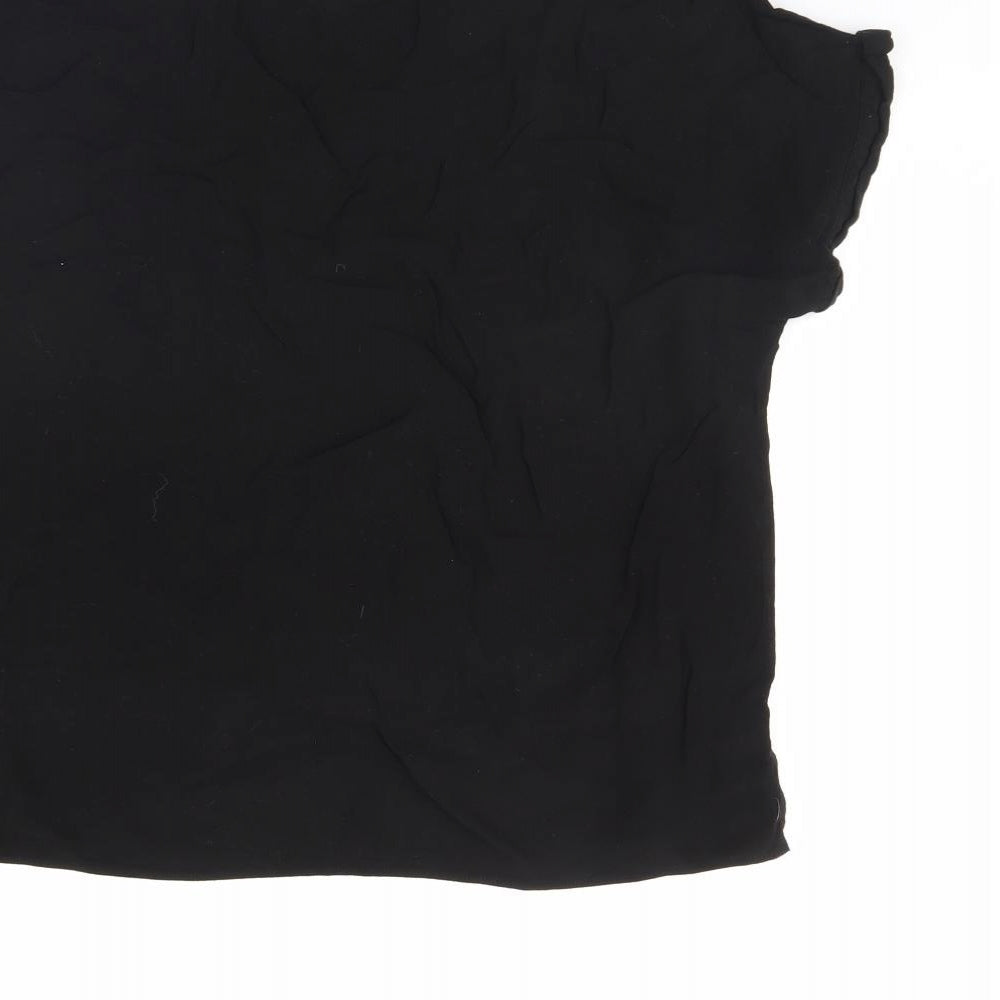 Atmosphere Womens Black Basic Blouse Size 14
