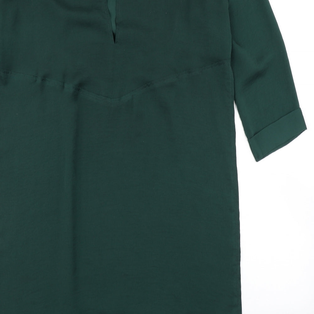 Pins and Needles Womens Green Basic Blouse Size S