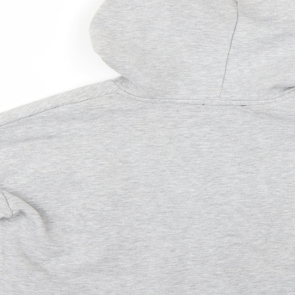 New Look Girls Grey Pullover Hoodie Size 12-13 Years