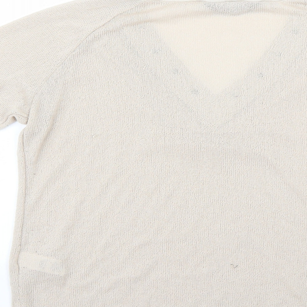 Dorothy Perkins Mens Beige Pullover Jumper