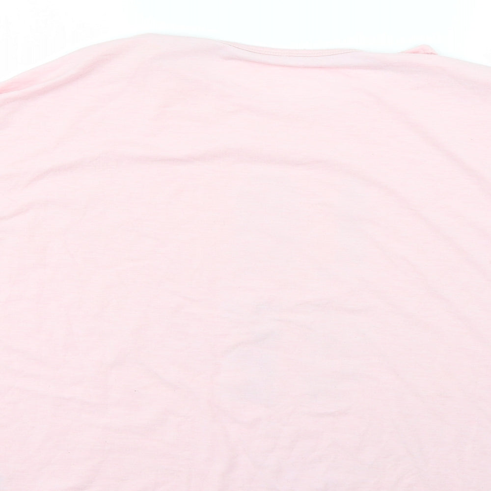 George Womens Pink Basic T-Shirt Size 12