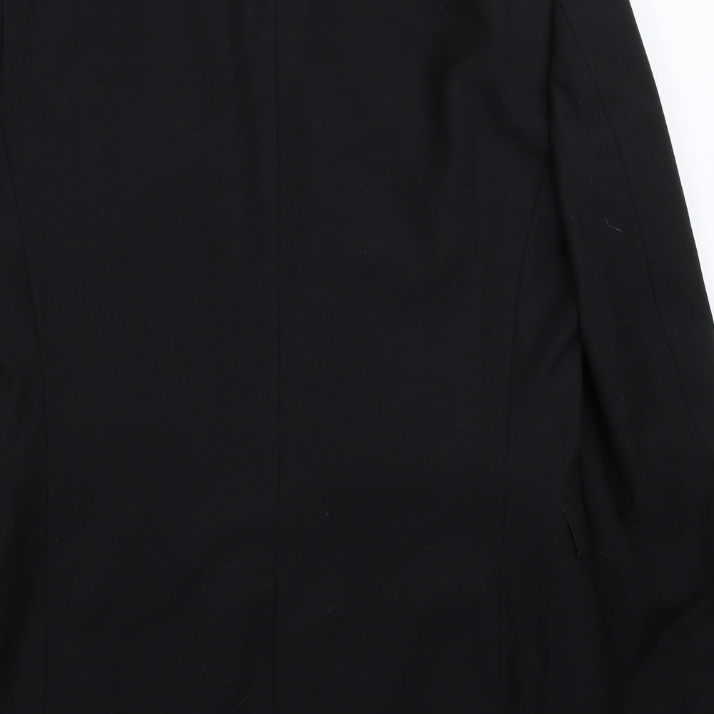 Butler & Webb Mens Black Jacket Suit Jacket Size 38