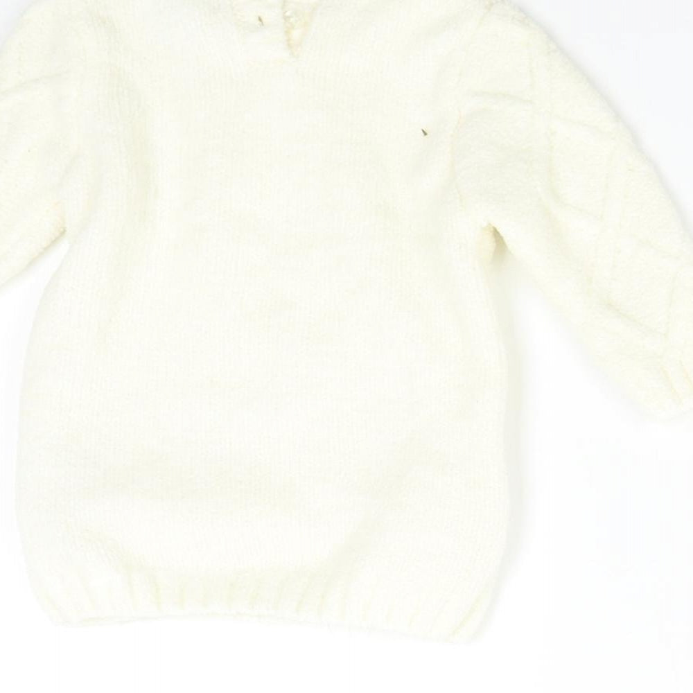 Primark Baby Ivory Knit Pullover Jumper Size 3-6 Months
