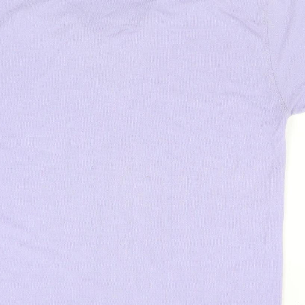 Henbury Mens Purple Polo Size M