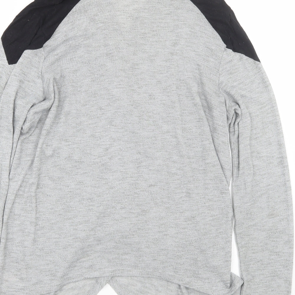 Papaya Womens Grey Cardigan Jumper Size 14