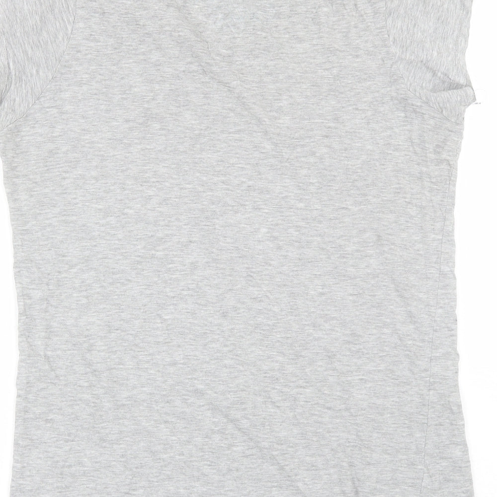 Denim co Womens Grey Basic T-Shirt Size 12