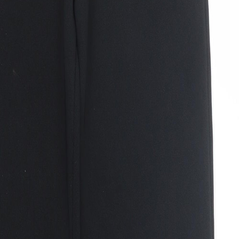 Preworn Womens Black Capri Trousers Size M L30 in