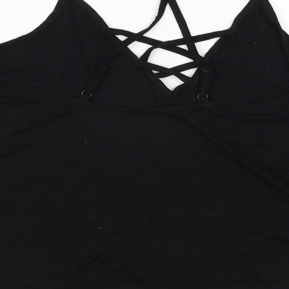 Pour Moi Womens Black Basic Tank Size 10