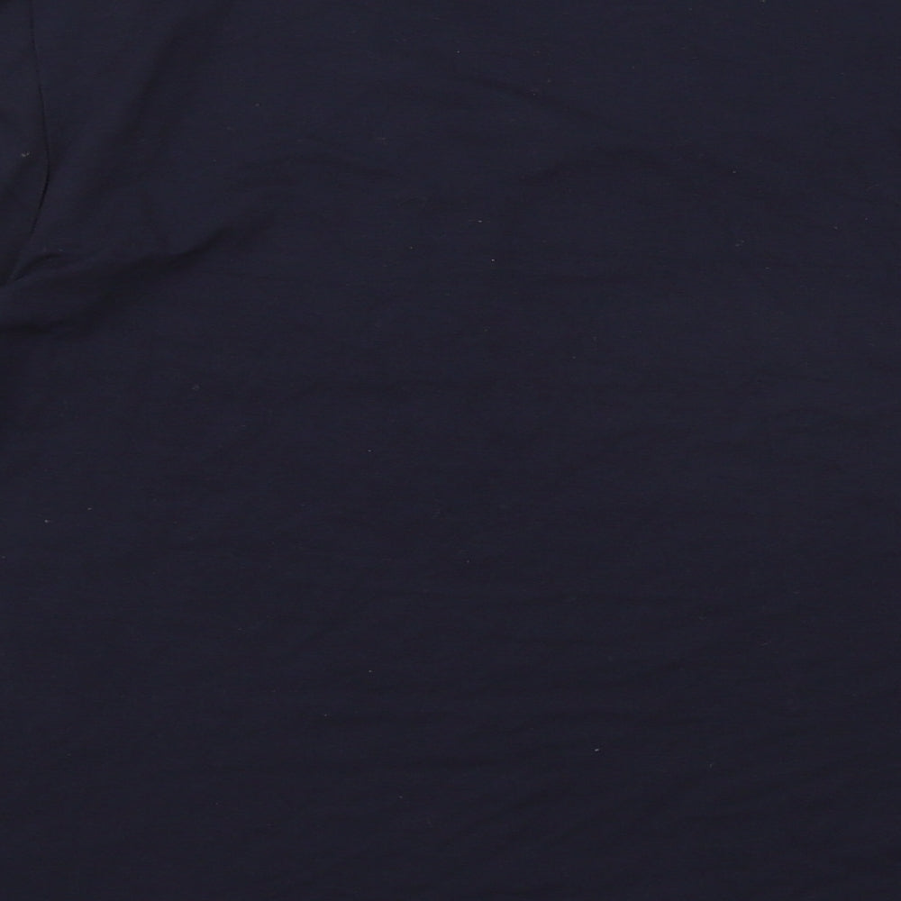 LUCIA Womens Blue Basic T-Shirt Size 14