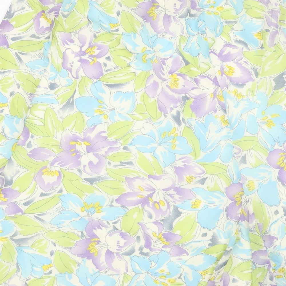 EWM Womens Multicoloured Floral Maxi Skirt Size 14