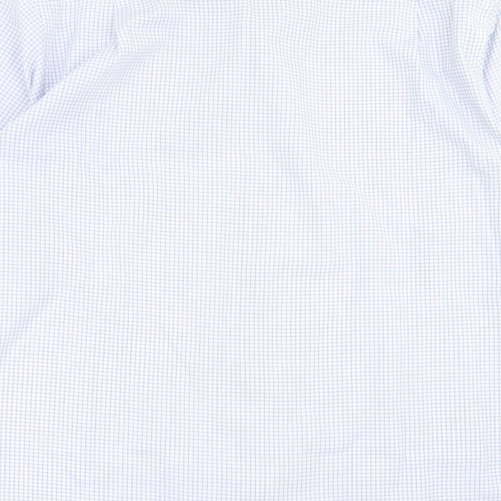 Burton Mens Blue Check Button-Up Size 15.5