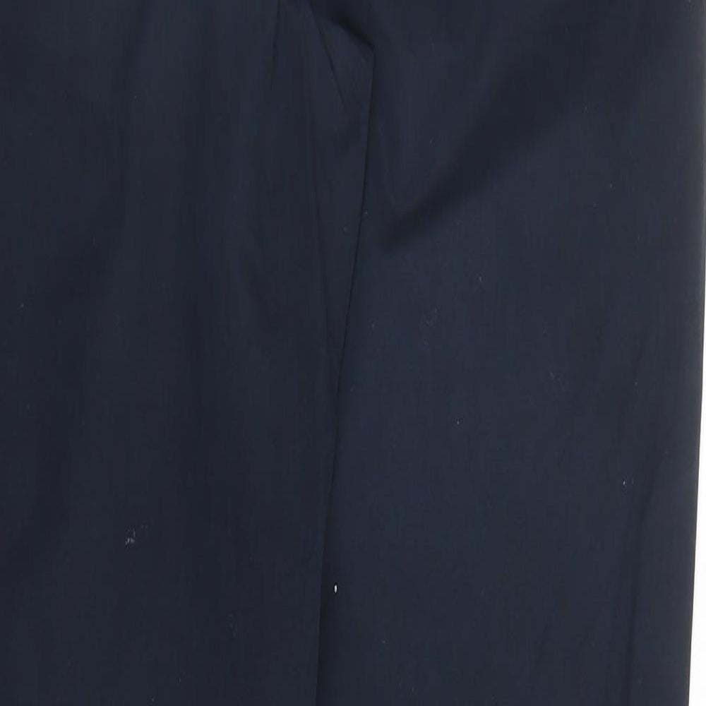 Marks & Spencer Womens Blue Carpenter Trousers Size 8 L29 in