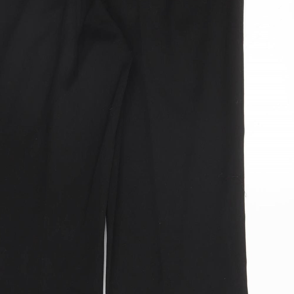 SLN Womens Black Trousers Size 10 L29 in