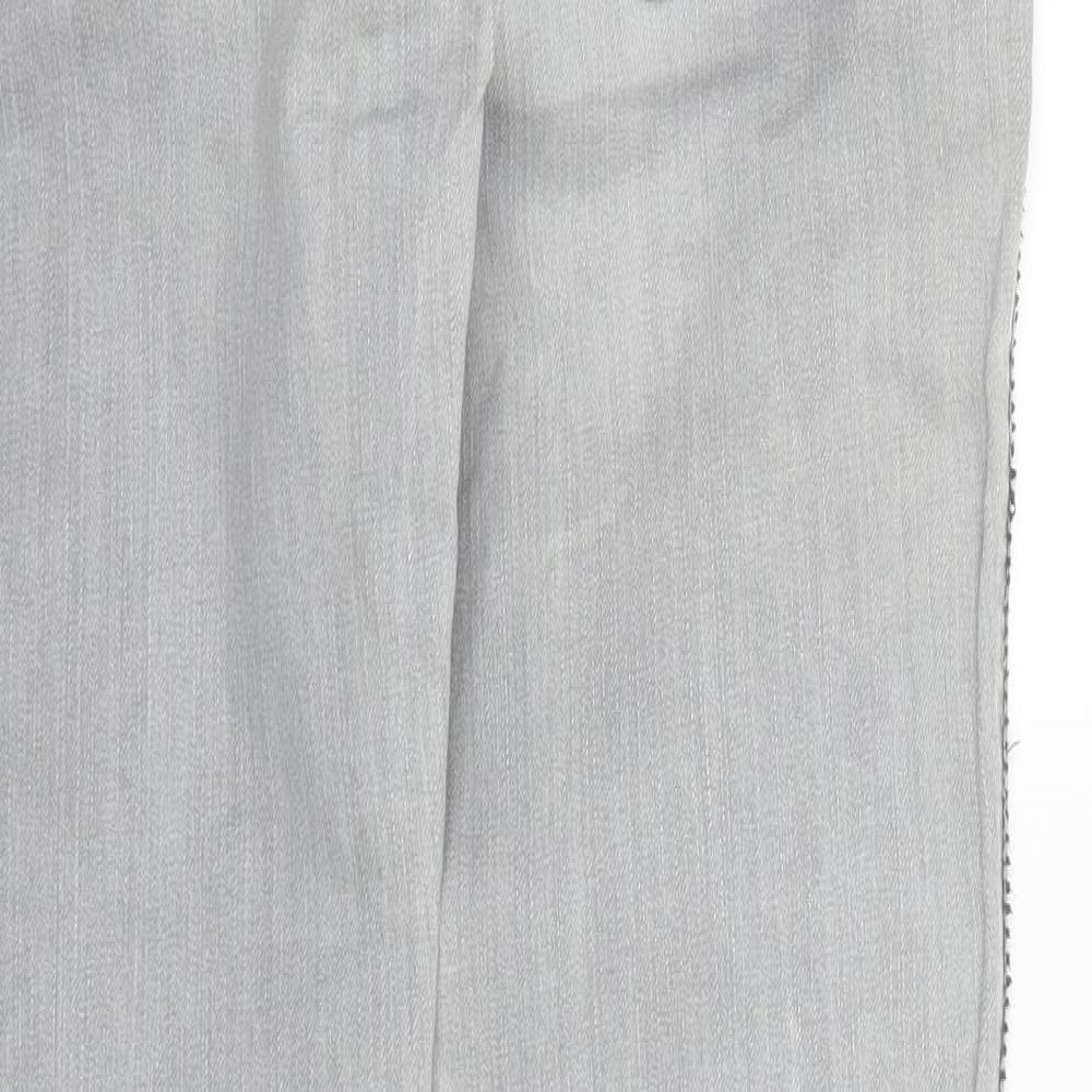 FIVE Womens Grey Denim Straight Jeans Size 29 in L34 in