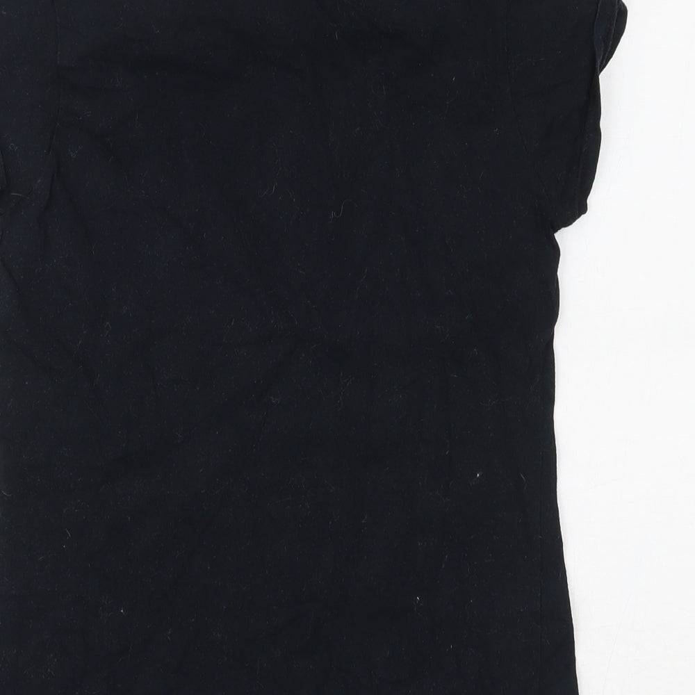 Gildan Womens Black Basic T-Shirt Size S