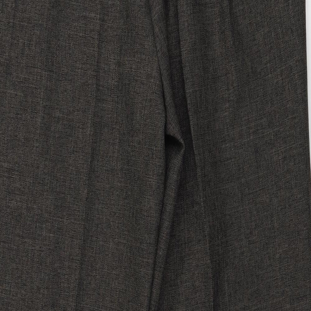 Marks and Spencer Womens Brown Trousers Size 12 L26 in