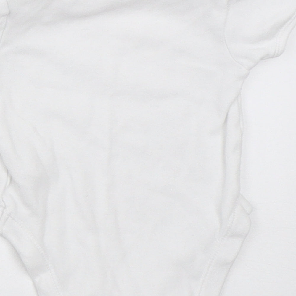 George Boys White Babygrow One-Piece Size 0-3 Months
