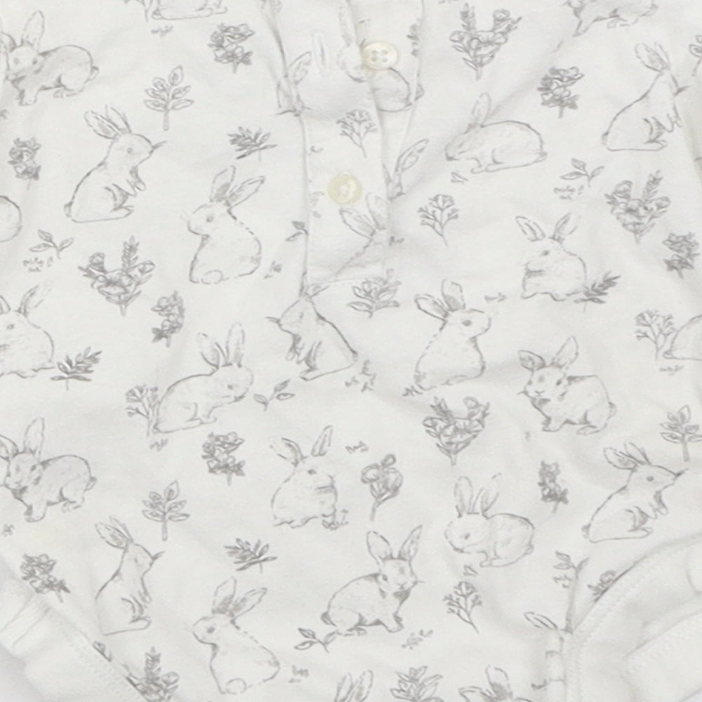 TU Baby White Babygrow One-Piece Size 3-6 Months