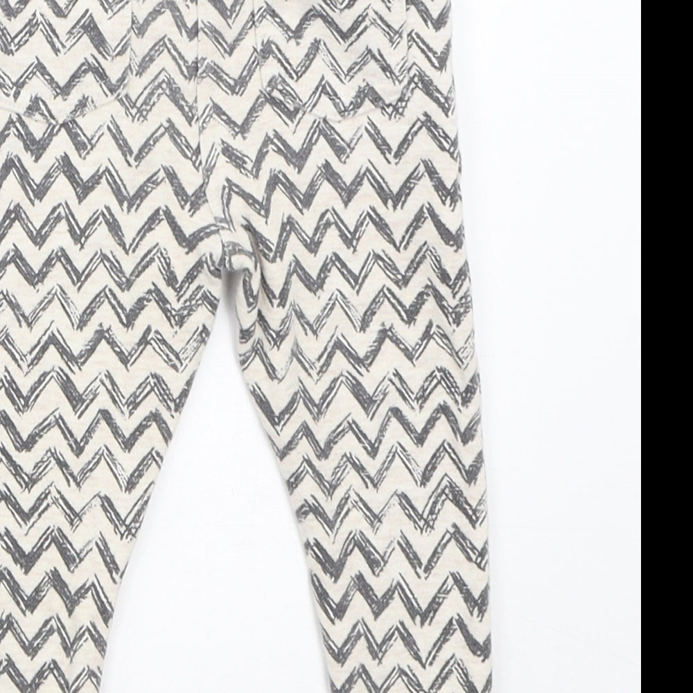 TU Girls Ivory Capri Trousers Size 12-18 Months