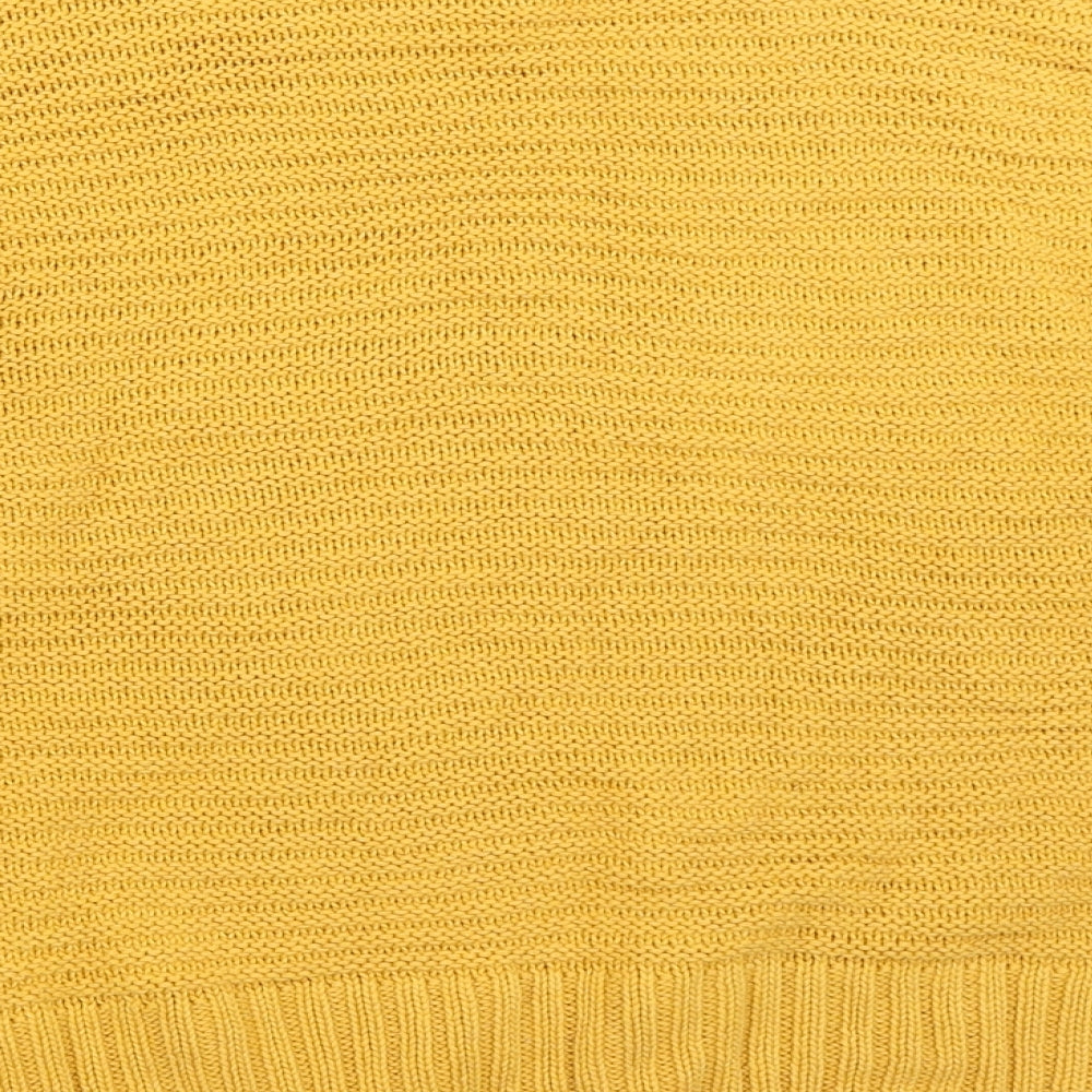H&M Womens Yellow Pullover Jumper Size M