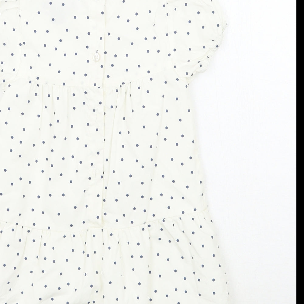 Primark Girls White Polka Dot A-Line Size 18-24 Months