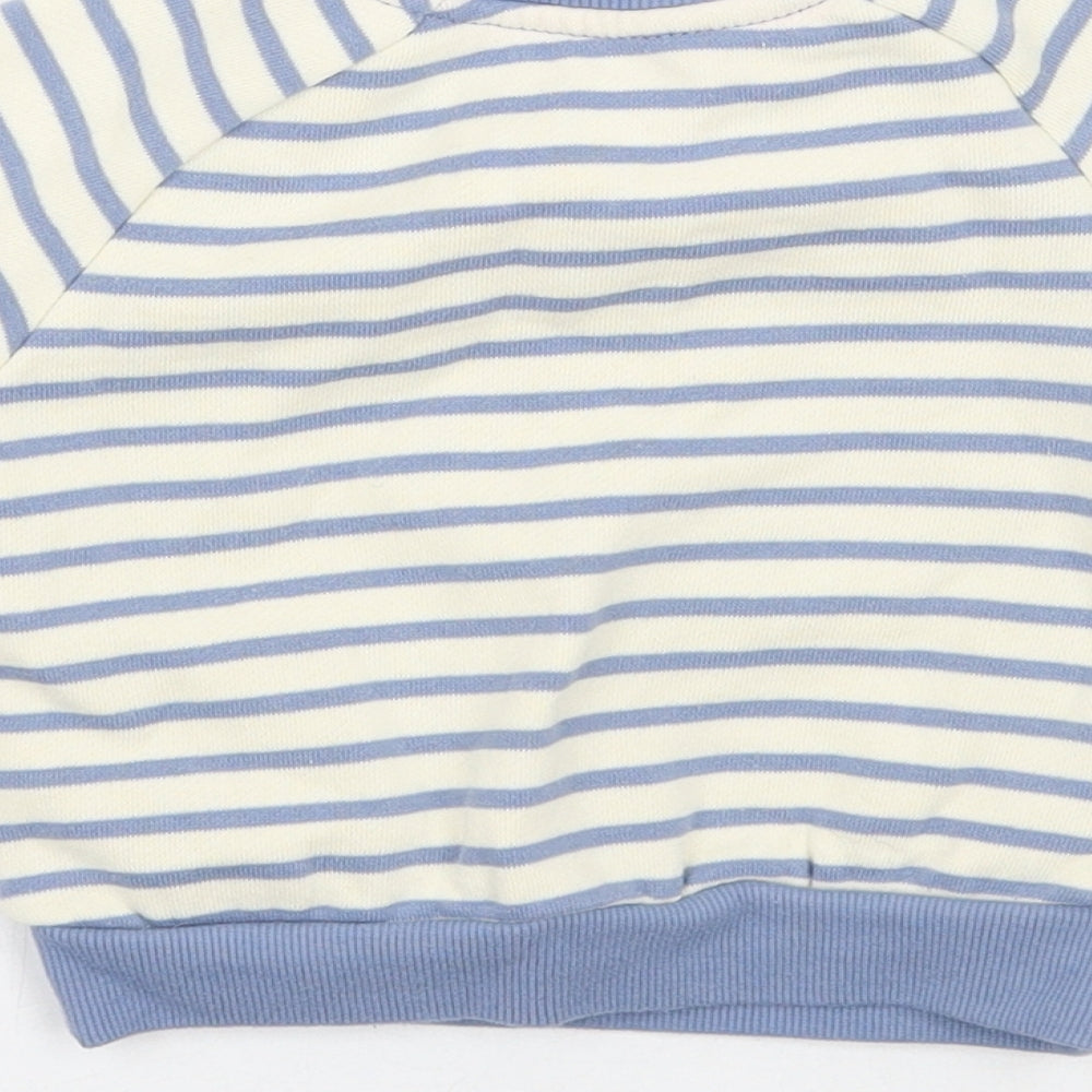 Primark Baby Ivory Striped Pullover Jumper Size 3-6 Months